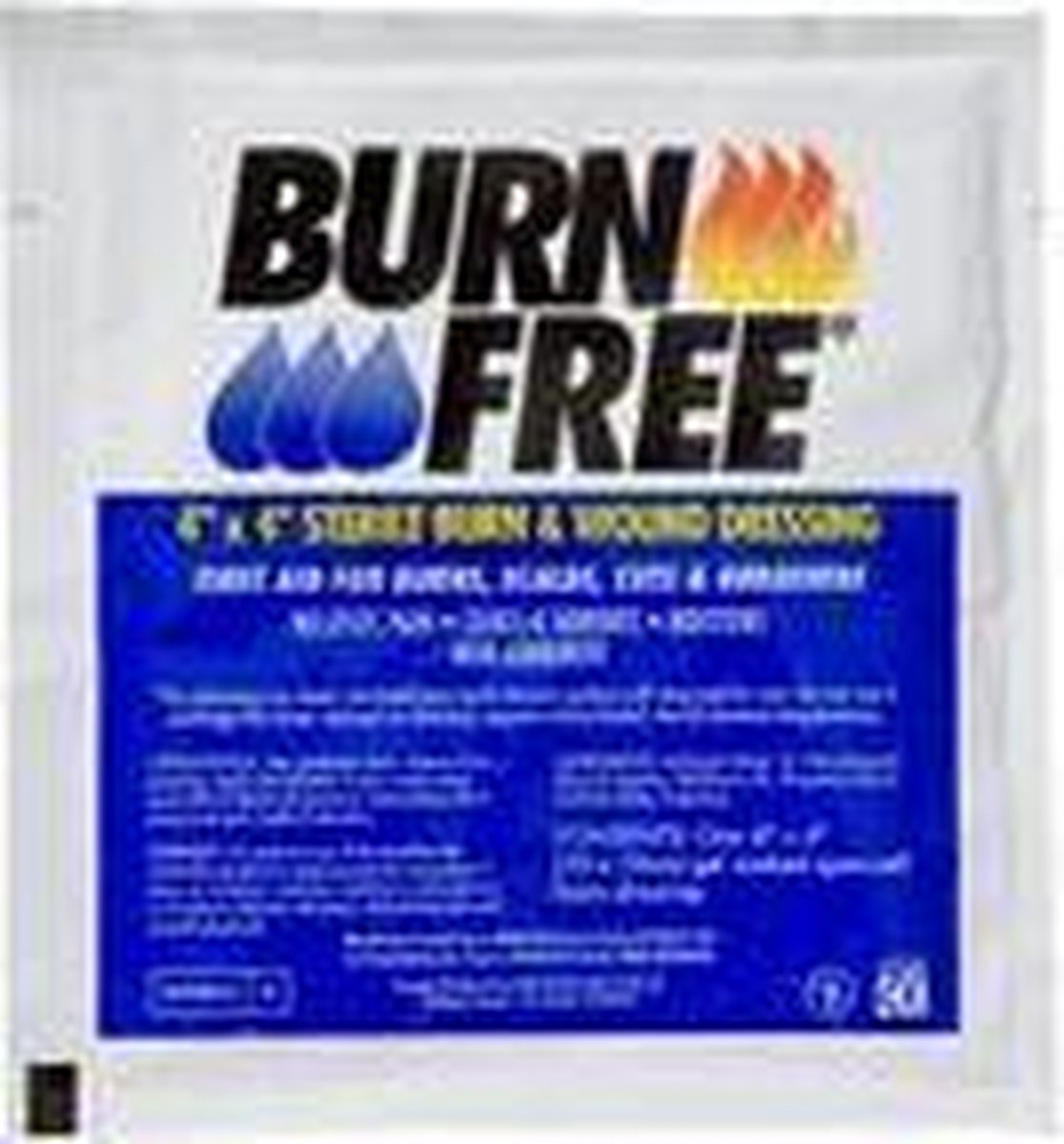 BurnFree brandwonden kompres 10 x 10 cm - Burnfree