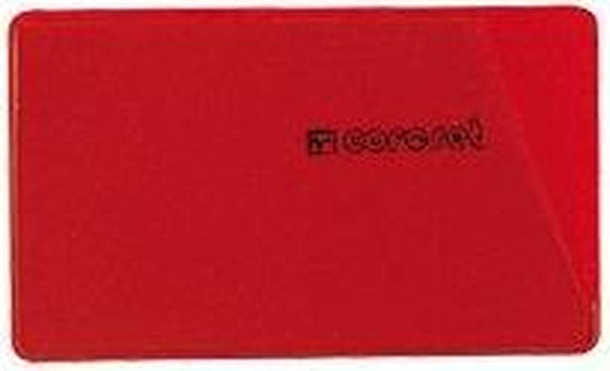 Coroset magnetische etikethouder, 100/VE, 120x40mm,  rood