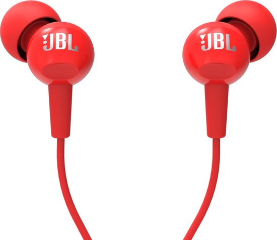 JBL C100SI - In-ear oordopjes - Rood - JBL