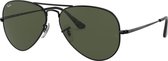 Ray-Ban Aviator Metal II RB3689 9148/31 Zonnebril - Gepolariseerd Zwart/Groen – 58mm