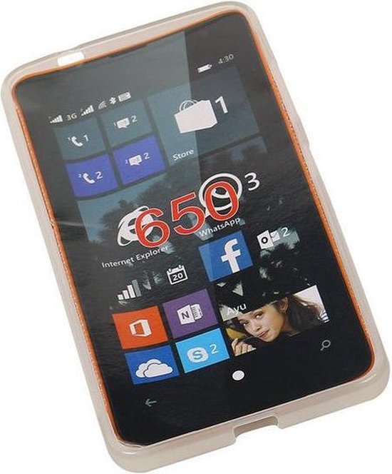 Wit TPU Telefoonhoesje voor de Microsoft Lumia 650 case | bol.com
