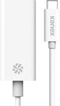 Kanex KU3CGBT tussenstuk voor kabels USB-C RJ45 Wit