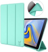 Hoes geschikt voor Samsung Galaxy Tab A 2018 Smart Cover - 10.5 inch - Trifold Book Case Leer Tablet Groen