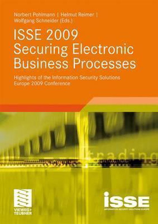 ISSE 2009 Securing Electronic Business Processes - cover