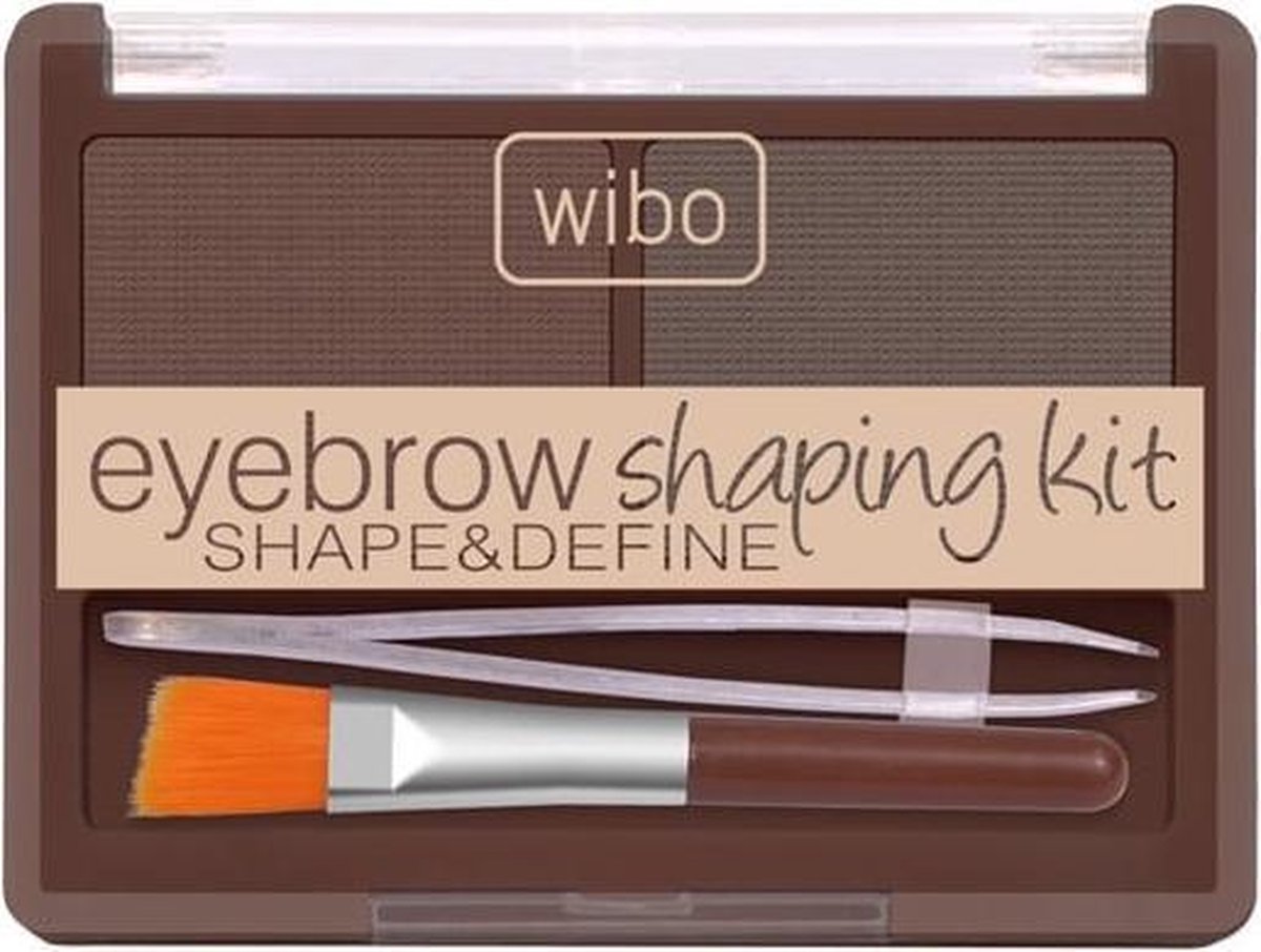 Goedkoopste Wibo - Shape&Define Eyebrow Shaping Kit Set Is Dark Eyebrow Styling