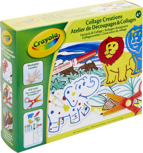 Bol Com Crayola Knutselset Sjablonen Dieren