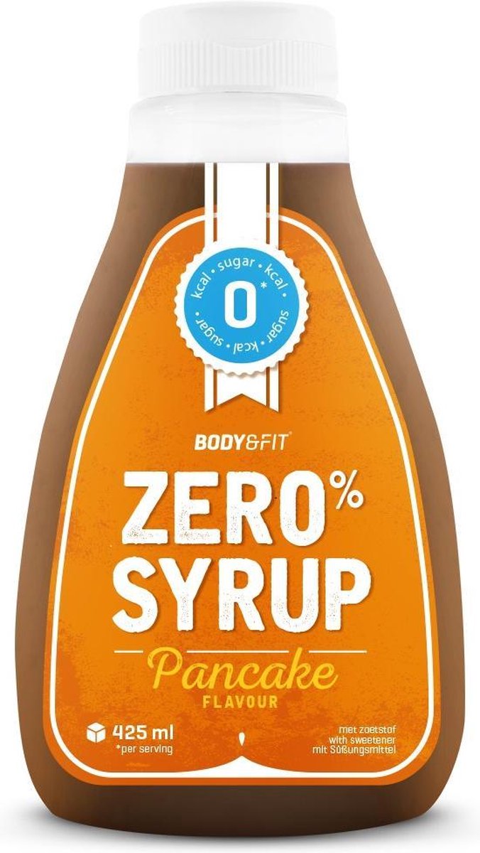 Body & Fit Pancake Syrup Zero - Pannenkoekensiroop - Suikervrij & Vetvrij - Body & Fit Food