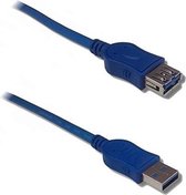 Lineaire PCUSB311C USB-kabel 1,8 m USB 2.0 USB A Blauw