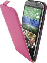 Mobiparts Premium Flip Case HTC One (M8) Pink