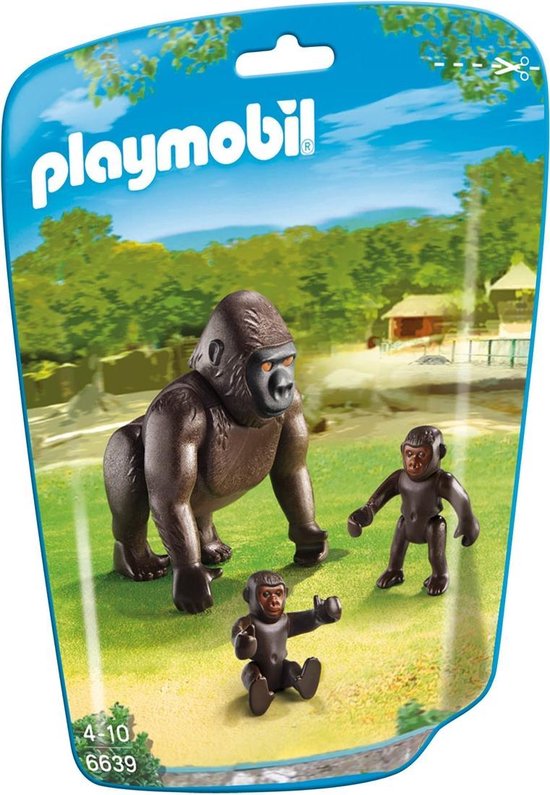 Gorilla met baby's / Gorille avec bébés