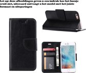 Xssive Hoesje voor Samsung Galaxy J1 J100 2015 Boek Hoesje Book Case Zwart