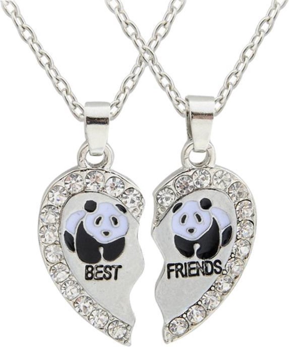 Fako Bijoux® - Vriendschapsketting - BFF Ketting - Best Friends - Panda - Fako Bijoux®