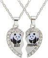 foto van Fako Bijoux® - Vriendschapsketting - BFF Ketting - Best Friends - Panda