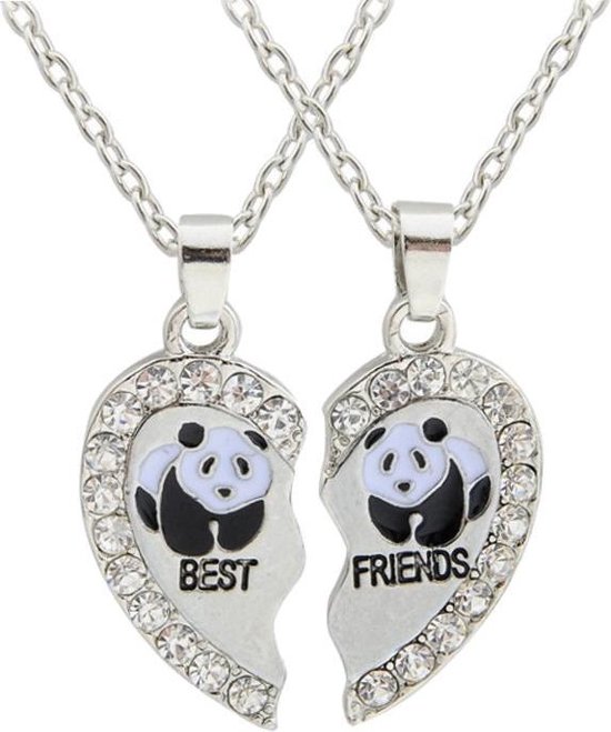 Fako Bijoux® - Vriendschapsketting - BFF Ketting - Best Friends - Panda