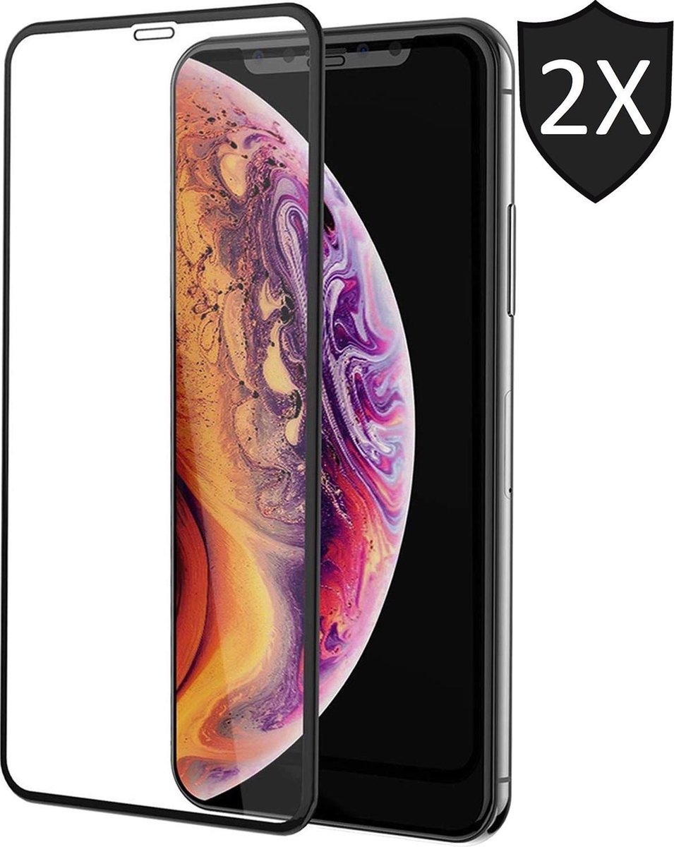 Screenprotector geschikt voor iPhone 11 Pro - Tempered Glass - 2x