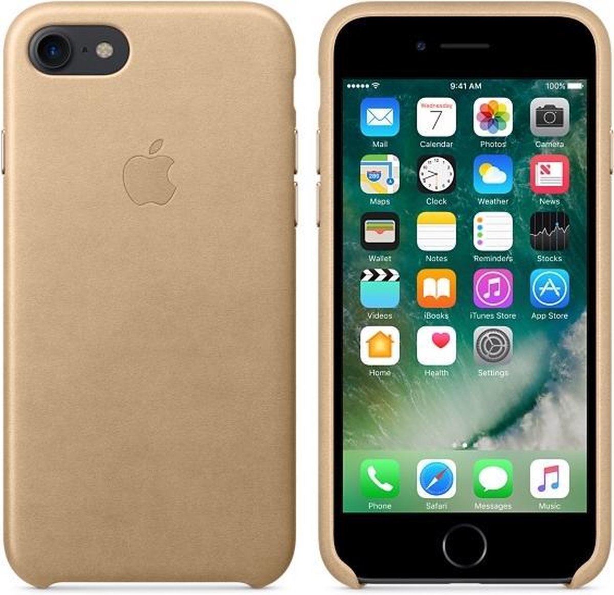 Apple iPhone 7 Leather Case Tan