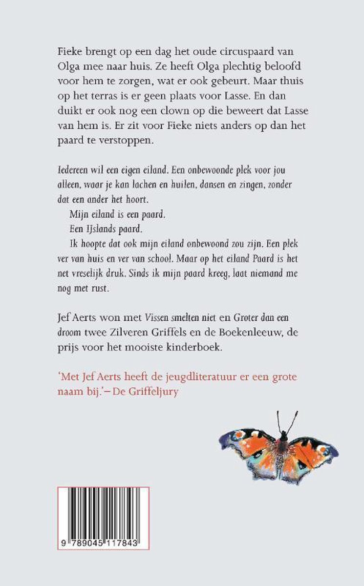 Paard met laarzen - back cover