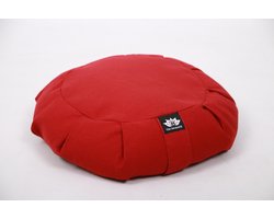 Om Namaste Zafu Meditatiekussen Terra Rood