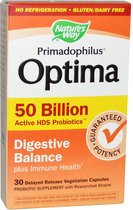 Primadophilus Optima, spijsvertering evenwicht, 50 miljard (30 vertraagde release Veggie Caps) - Nature's Way