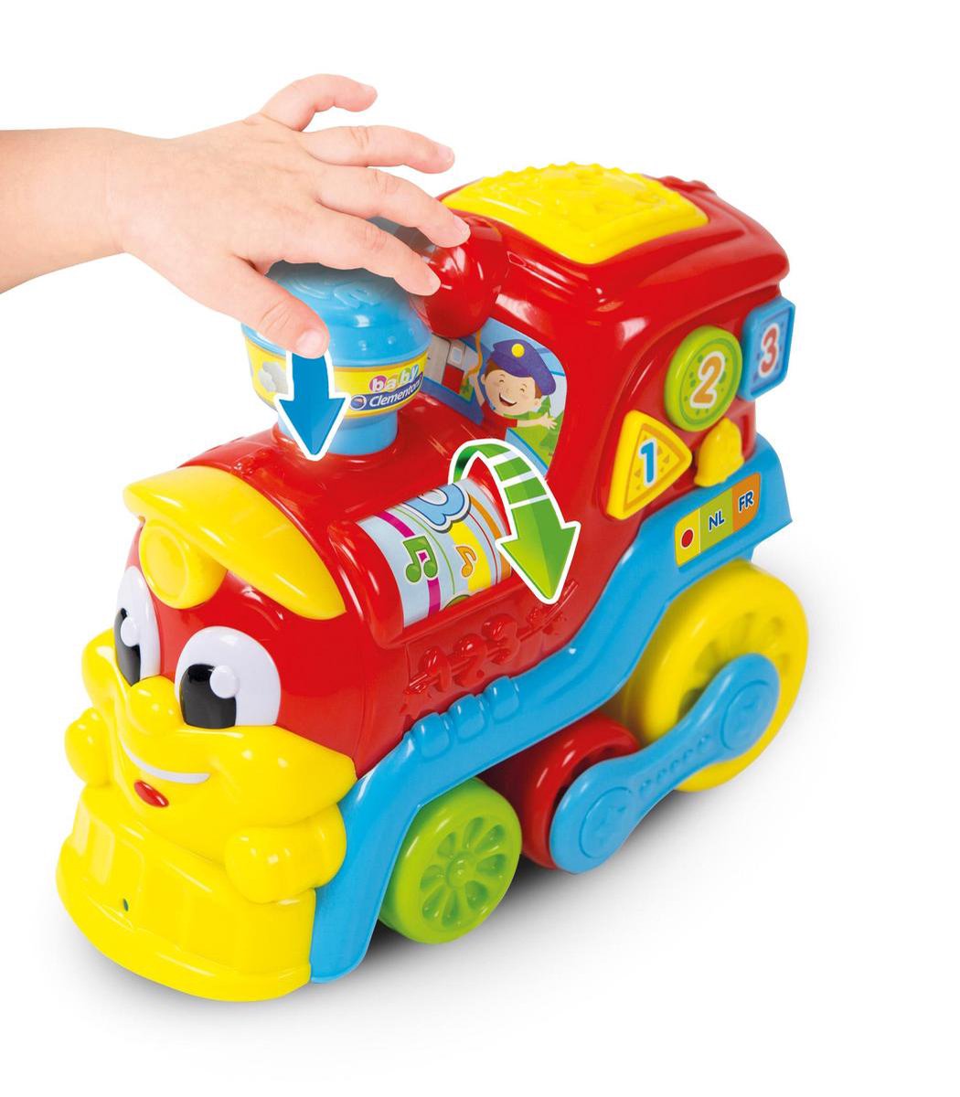 Clementoni 59200 The Farm Railways, Colorful Farm Fun, Engine Locomotives, Cute Animal Figures, Sound Effects and Melodies, Toys for Toddlers from 12 Months : Clementoni