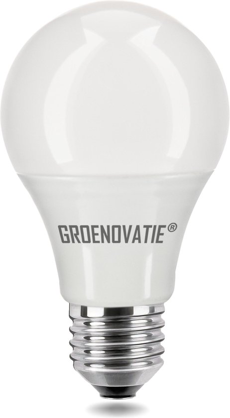 Groenovatie LED Lamp E27 Fitting - 9W - 123x70 mm - Warm Wit