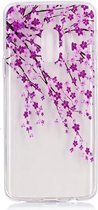 Samsung Galaxy S9 - hoes, cover, case - TPU - Transparant - Bloesem