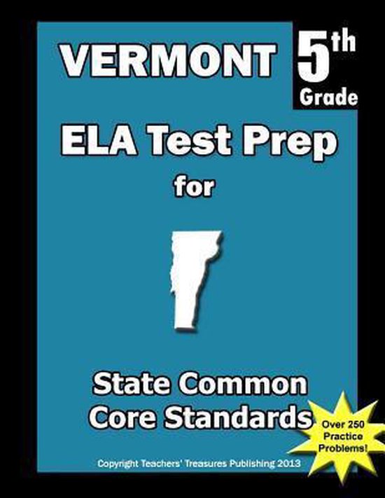 Vermont 5th Grade Ela Test Prep - cover