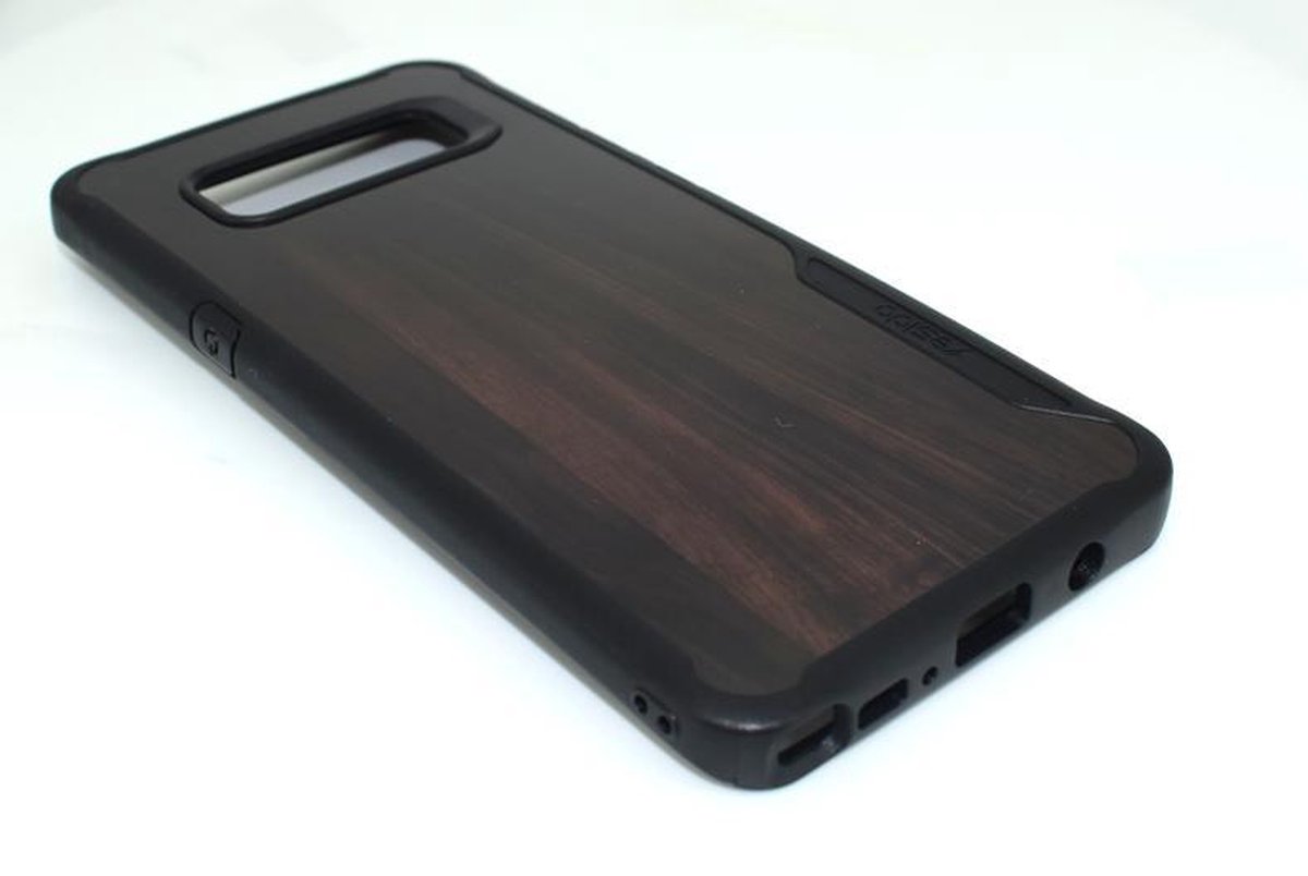 Yesido - Hard Back Cover voor Samsung Galaxy Note 8 - Houtmotief Donker Bruin