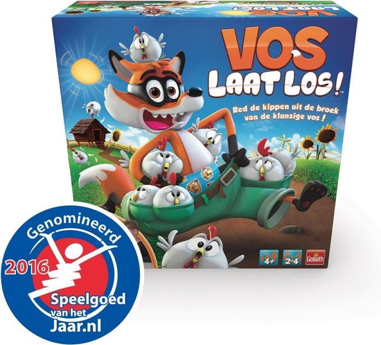 Goliath Vos Laat Los (NL) - Actiespel - Kinderspel - Goliath