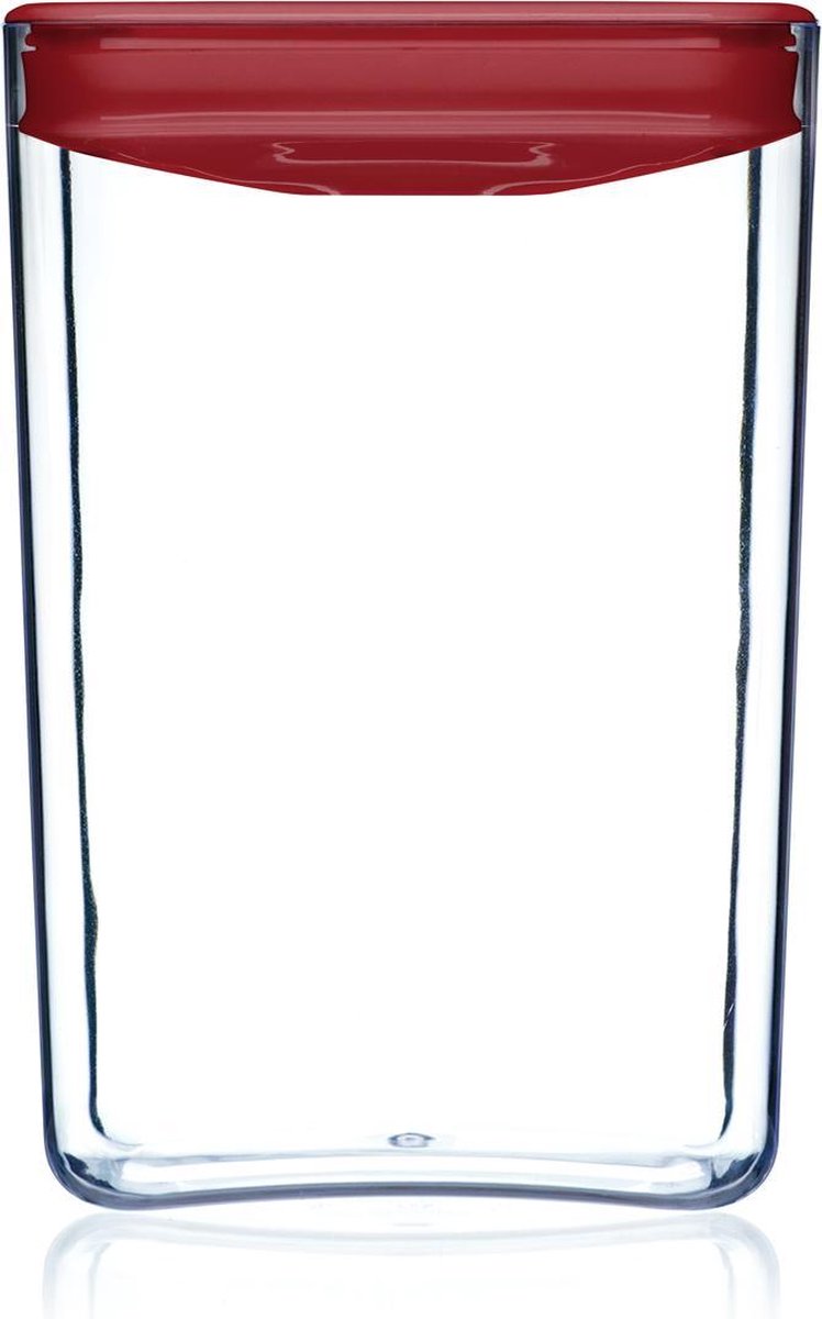 ClickClack Vershoudbox Pantry Cube - 4.3 Liter - Rood