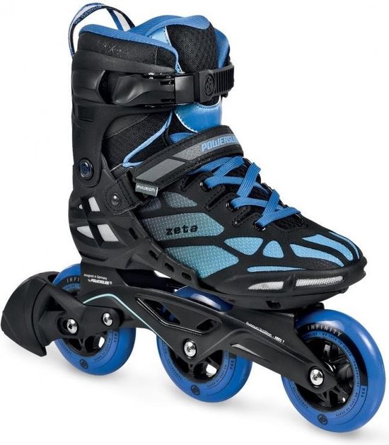 Powerslide Inline Skates Zeta 3-wheel Zwart/blauw Maat 44 | bol.com