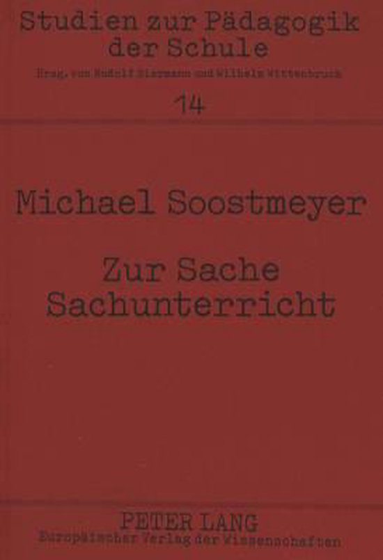 Zur Sache Sachunterricht - cover
