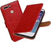 BestCases.nl Huawei Honor 8 Pro / V9 Pull-Up booktype hoesje Rood