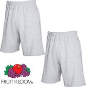 Fruit of the Loom (Lot de 2) Pantalons Grijs Taille L