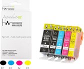 Improducts® Inkt cartridges - Alternatief Canon PGI-525 / CLI-526 XL multi pack new chip v5