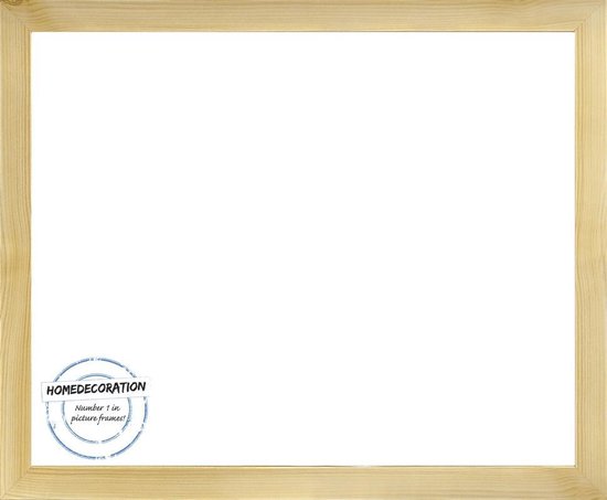Homedecoration Misano - Cadre photo - Format photo - 60 x 72 cm - Grain de bois clair