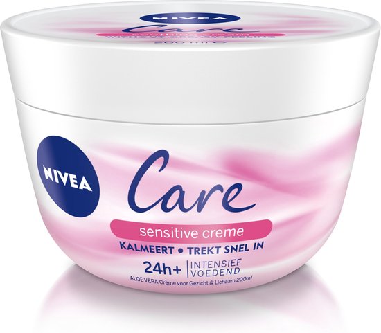 NIVEA Care Sensitive Crème - voor Gezicht & Lichaam - 200 ml