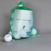 Golfballen gebruikt/lakeballs Pinnacle Lady 25 stuks in meshbag