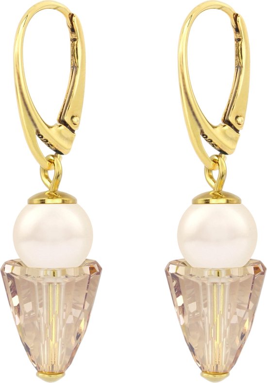 Video's over Wat is Sprankelende Zircon Bow Parels Stud Oorbellen Sieraden