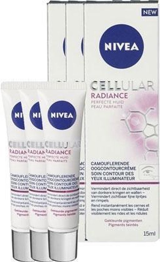 Nivea Cellular Radiance Camouflerende Oogcreme Voordeelverpakking | bol.com