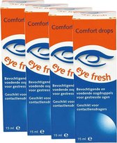 Eye Fresh Comfort drops oogdruppels - 4 x 15 ml - Voordeelverpakking