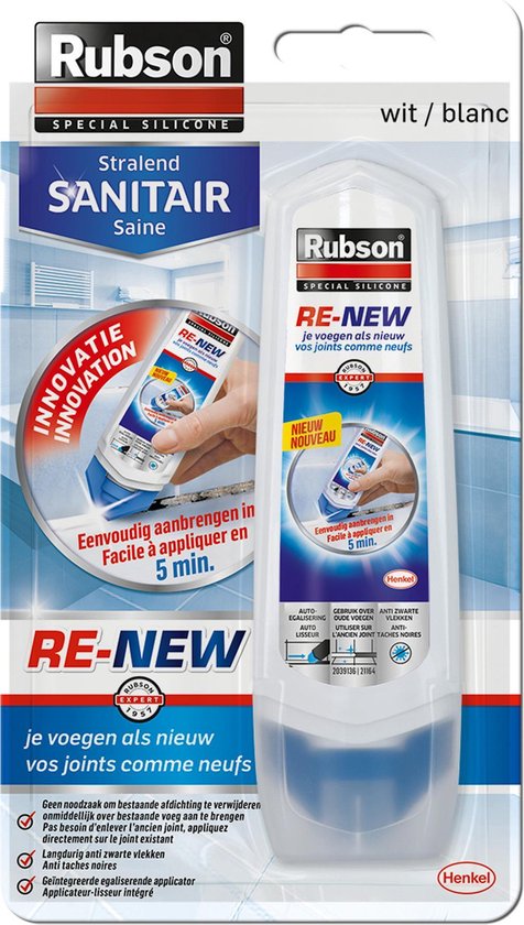 Rubson Renew Tube 100 ml | Speciaal voor Renovatie van Tegels | Vernieuwt en Verfrist Oude Tegels | Eenvoudig en Effectief in Gebruik