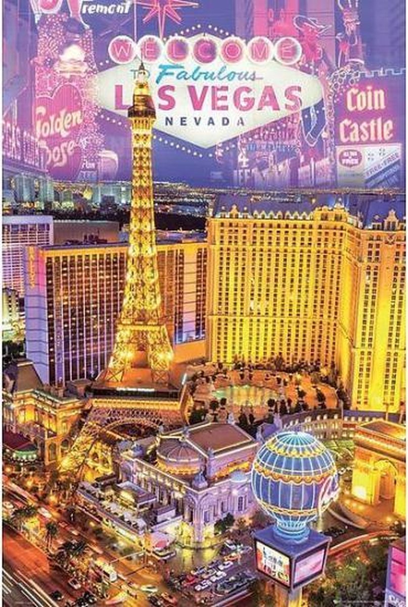 Poster Las Vegas 61 x 91,5 cm