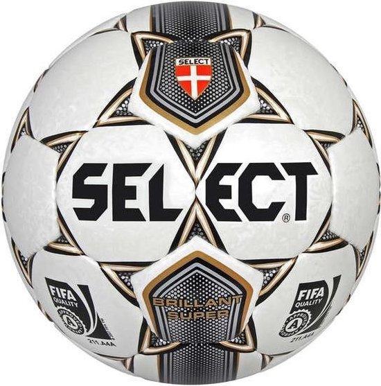 tapijt bereiken zwaartekracht Select Voetbal Brillant Super Wit/Zwart maat 5 | bol.com