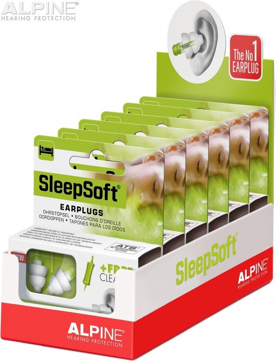 Alpine SleepSoft - Bouchons d'oreille de sommeil - filtres doux – Alpine Protection  Auditive