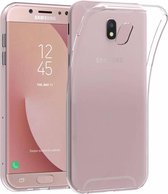 Transparant TPU Siliconen Hoesje Geschikt Geschikt voor Samsung Galaxy J7 Pro