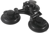 Shop4 - SJCAM SJ8 Autohouder - 3-Zuignappen Zwart
