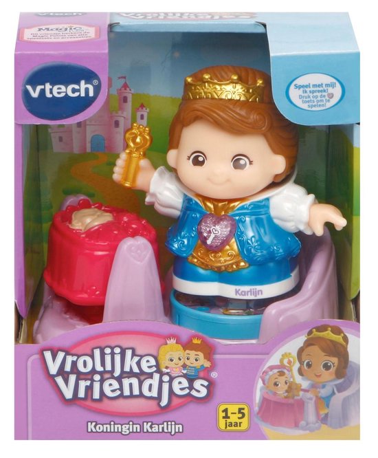 VTech Vriendjes Magisch Koninkrijk Koningin Karlijn - Speelfiguur | bol.com