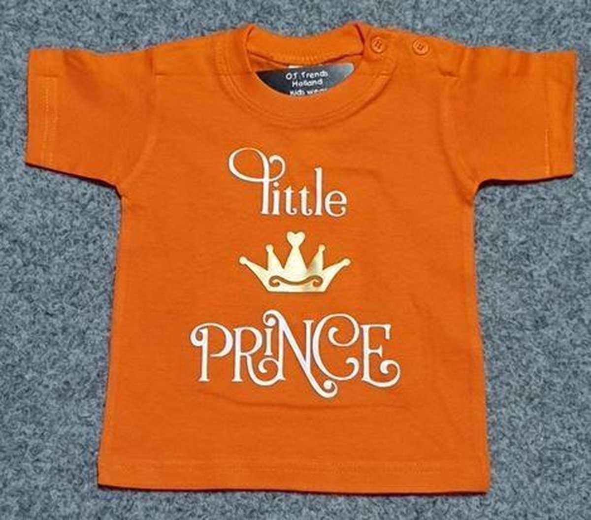Afhankelijkheid Handvol Kakadu Baby shirt koningsdag met opdruk little prince maat 92 | bol.com