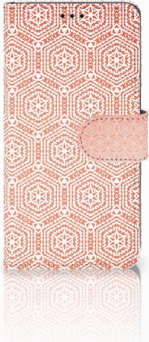 Samsung Galaxy S10 Telefoon Hoesje Pattern Orange